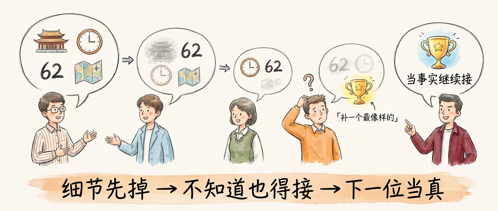为什么接着接着，就开始编了